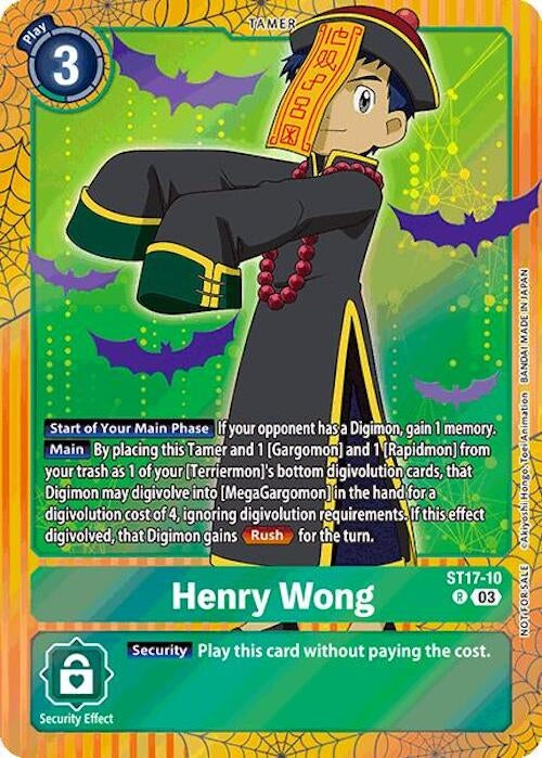 Image for Henry Wong (Halloween Event 2024) - Digimon Card Game