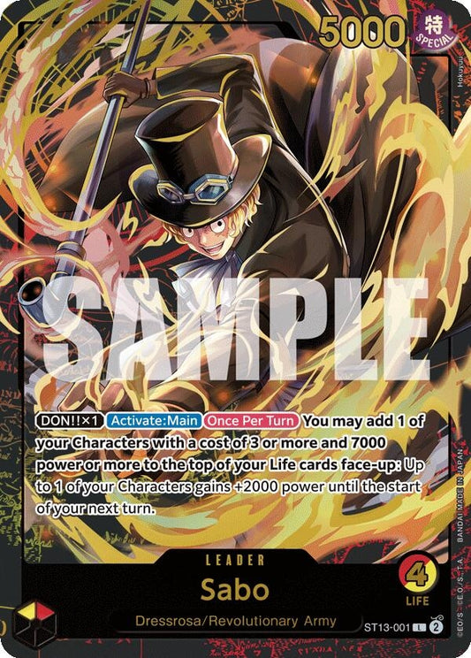 Image for Sabo (Premium Card Collection -Leader Collection-) - One Piece Card Game
