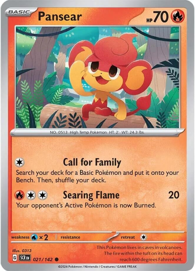 Image for Pansear - Pokemon