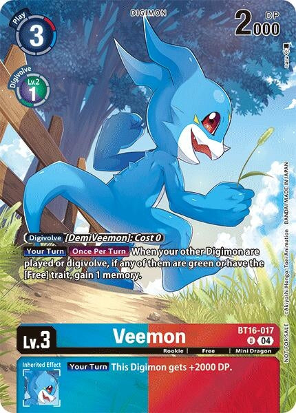 Image for Veemon (Legend Pack 2024) - Digimon Card Game