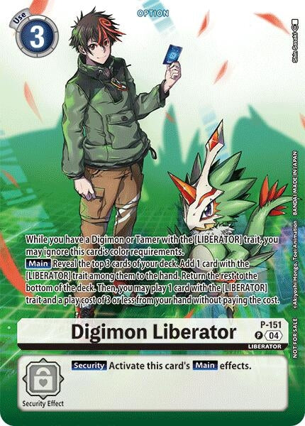 Image for Digimon Liberator - P-151 (Legend Pack 2024) - Digimon Card Game