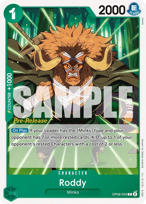 Image for Roddy - One Piece Card Game