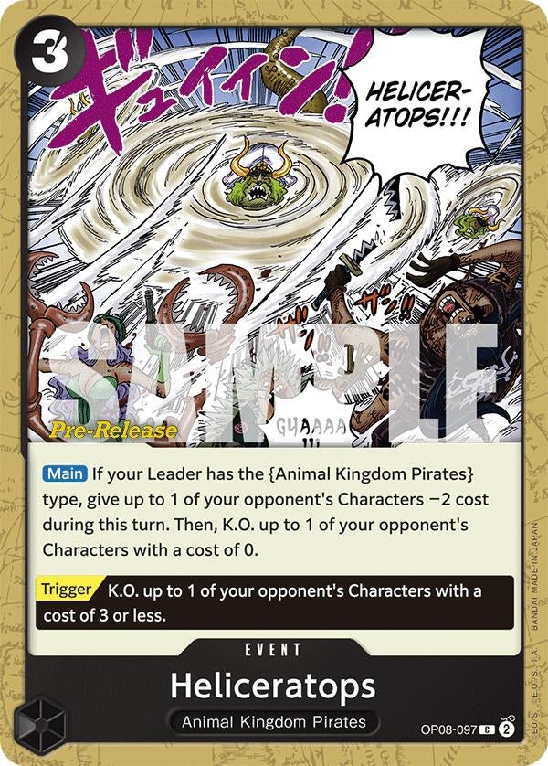 Image for Heliceratops - One Piece Card Game