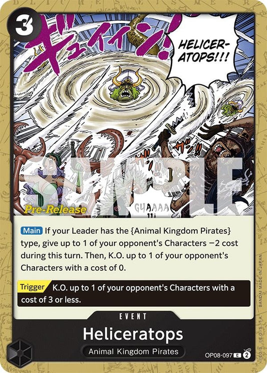 Image for Heliceratops - One Piece Card Game