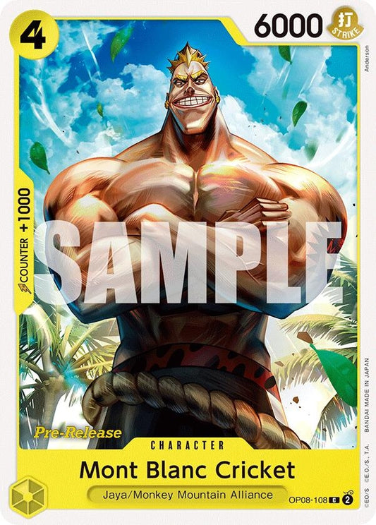 Image for Mont Blanc Cricket - One Piece Card Game