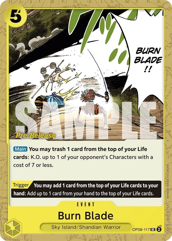 Image for Burn Blade - One Piece Card Game
