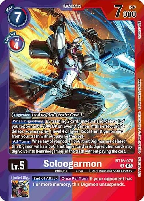 Image for Soloogarmon (Event Pack 7) - Digimon Card Game