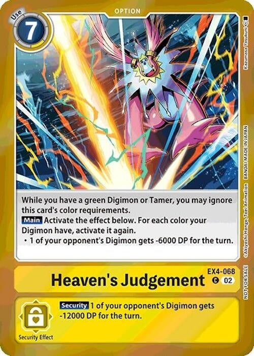 Image for Heaven's Judgement (Event Pack 7) - Digimon Card Game