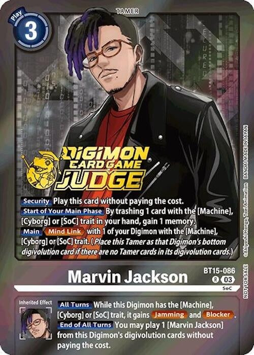 Image for Marvin Jackson (Judge Pack 6) - Digimon Card Game