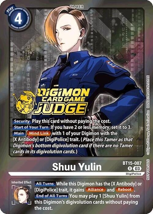 Image for Shuu Yulin (Judge Pack 6) - Digimon Card Game