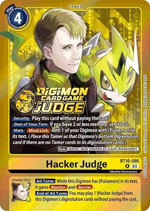 Image for Hacker Judge (Judge Pack 6) - Digimon Card Game