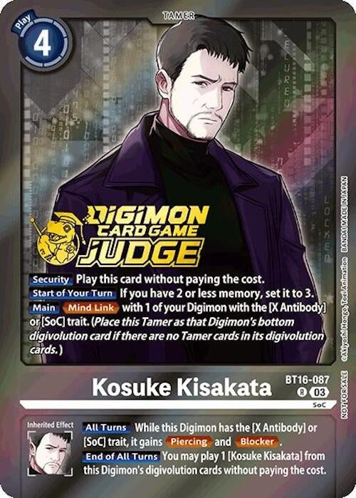 Image for Kosuke Kisakata (Judge Pack 6) - Digimon Card Game