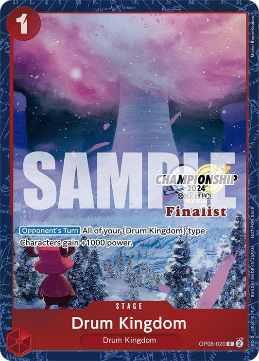 Image for Drum Kingdom (Championship 2024 Finalist Card Set) - One Piece Card Game