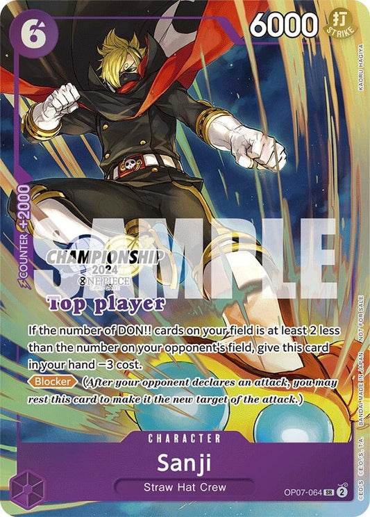 Image for Sanji (Championship 2024 Top Player Pack) - One Piece Card Game