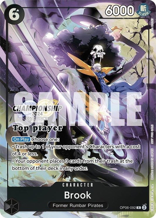 Image for Brook (Championship 2024 Top Player Pack) - One Piece Card Game