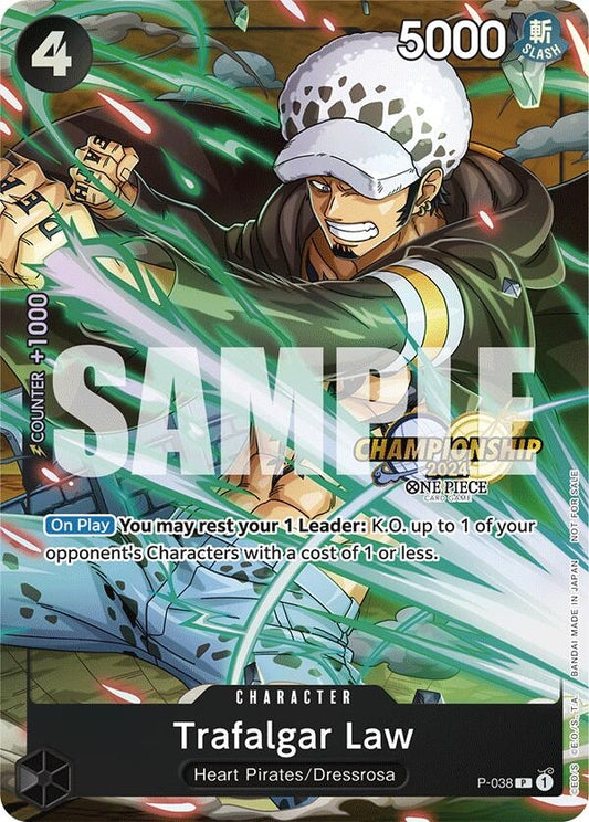 Image for Trafalgar Law - P-038 (CS 2024 Event Pack) - One Piece Card Game