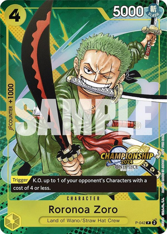 Image for Roronoa Zoro (CS 2024 Event Pack) - One Piece Card Game