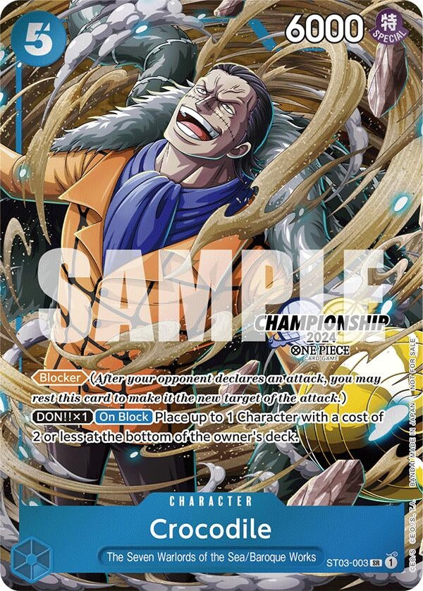 Image for Crocodile (CS 2024 Celebration Pack) - One Piece Card Game