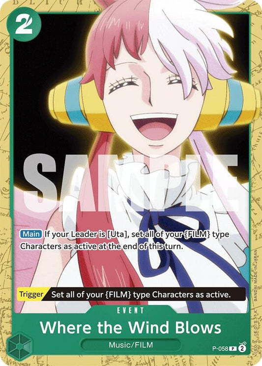 Image for Where the Wind Blows - One Piece Card Game