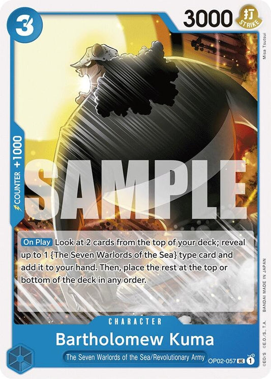 Image for Bartholomew Kuma - One Piece Card Game