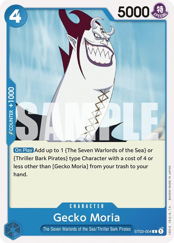 Image for Gecko Moria (ST03-004) - One Piece Card Game