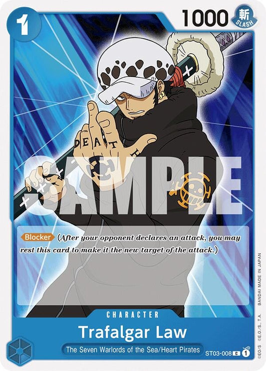 Image for Trafalgar Law (ST03-008) - One Piece Card Game