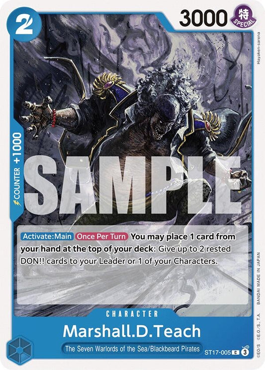 Image for Marshall.D.Teach - One Piece Card Game