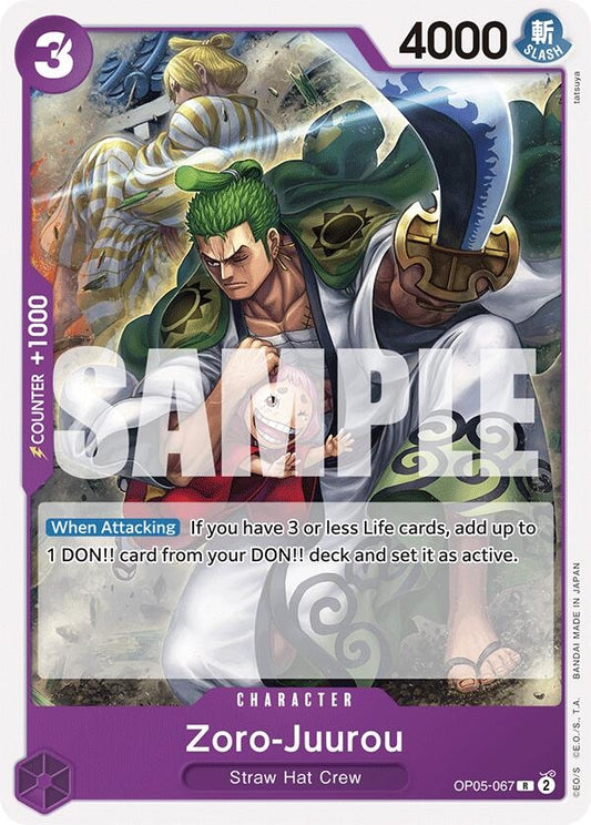 Image for Zoro-Juurou (OP05-067) - One Piece Card Game