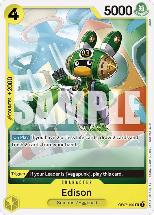 Image for Edison (Tournament Pack 2024 Oct.-Dec.) - One Piece Card Game