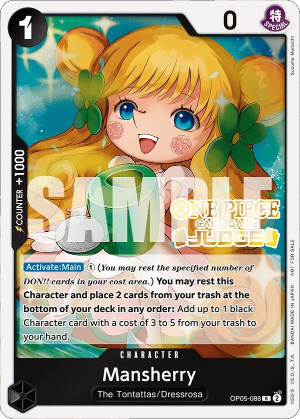 Image for Mansherry (Judge Pack Vol. 4) - One Piece Card Game