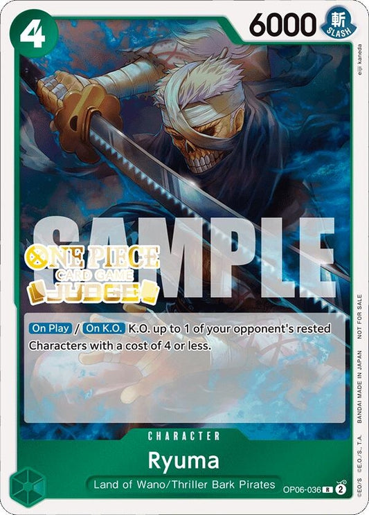 Image for Ryuma (Judge Pack Vol. 4) - One Piece Card Game
