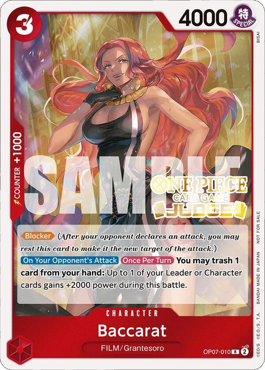 Image for Baccarat (Judge Pack Vol. 4) - One Piece Card Game