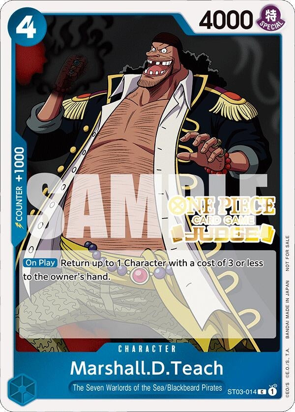 Image for Marshall.D.Teach (Judge Pack Vol. 4) - One Piece Card Game