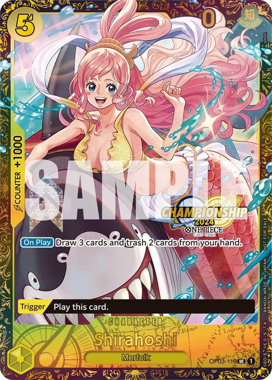 Image for Shirahoshi (October Championship 2024 Online Regional) - One Piece Card Game