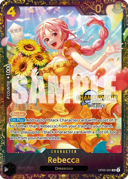 Image for Rebecca (October Championship 2024 Online Regional) - One Piece Card Game