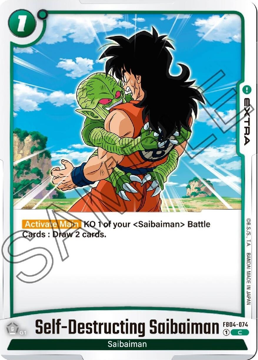 Image for Self-Destructing Saibaiman - Dragon Ball Super: Fusion World