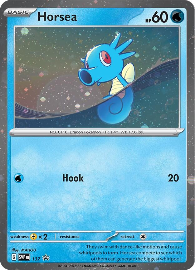 Image for Horsea - 137 (Cosmo Holo) - Pokemon