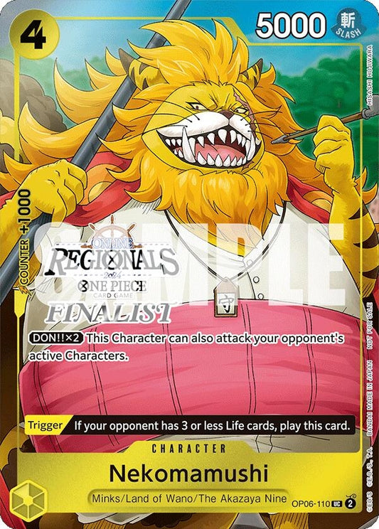 Image for Nekomamushi (Online Regional 2024 Vol. 3) [Finalist] - One Piece Card Game