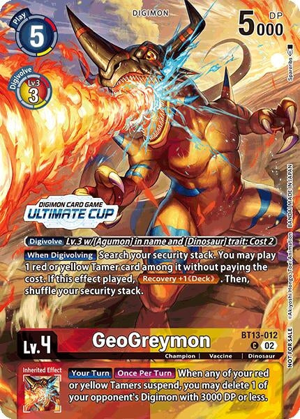 Image for GeoGreymon (Ultimate Cup 2024) - Digimon Card Game