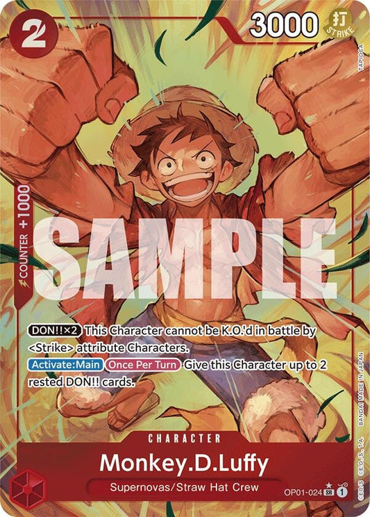 Image for Monkey.D.Luffy (OP01-024) (Alternate Art) - One Piece Card Game