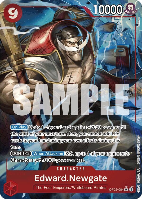 Image for Edward.Newgate (OP02-004) (Alternate Art) - One Piece Card Game