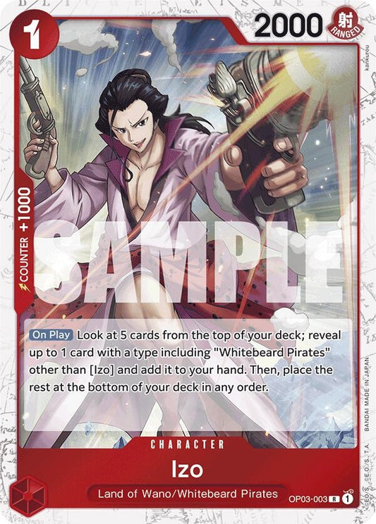 Image for Izo (OP03-003) (Jolly Roger Foil) - One Piece Card Game