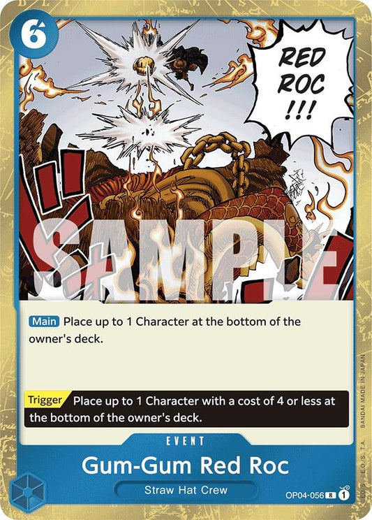 Image for Gum-Gum Red Roc (Jolly Roger Foil) - One Piece Card Game