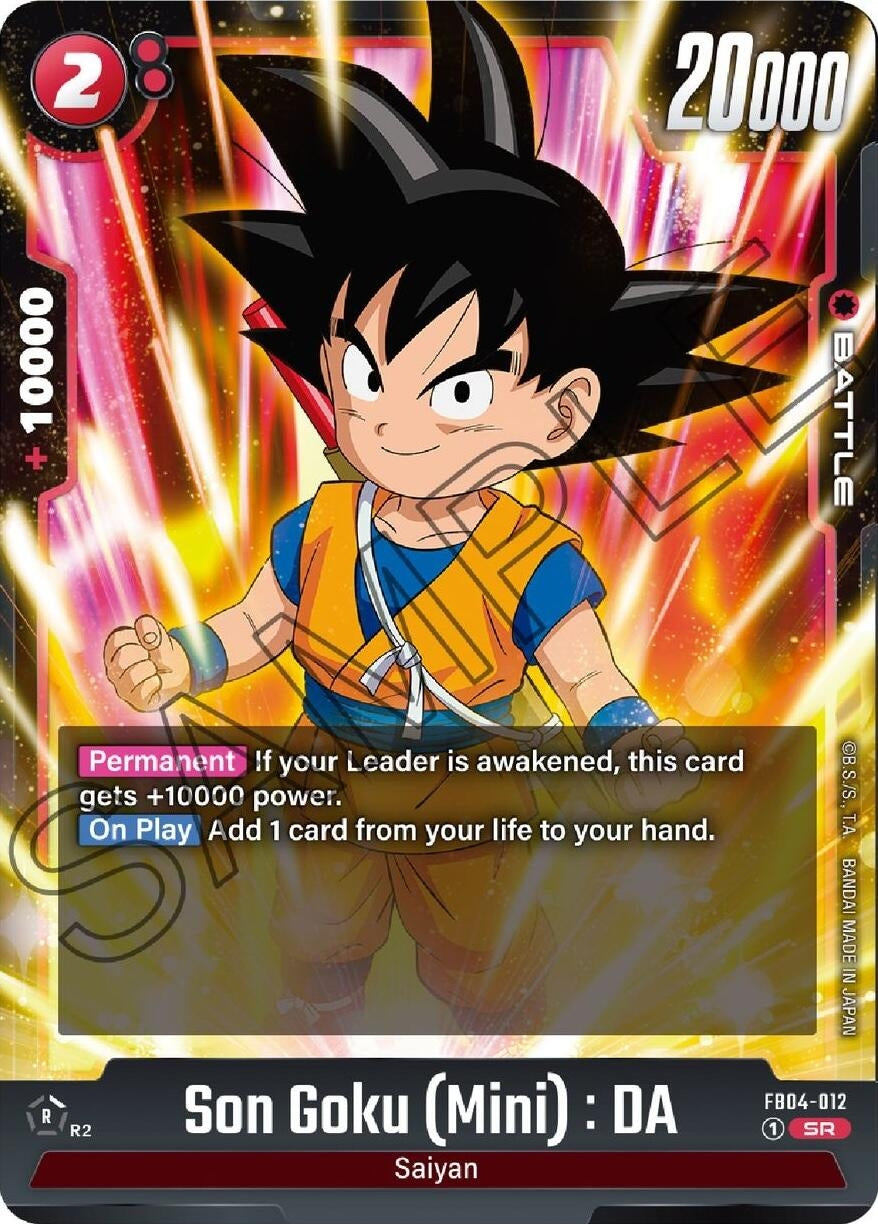 Image for Son Goku (Mini) : DA - Dragon Ball Super: Fusion World
