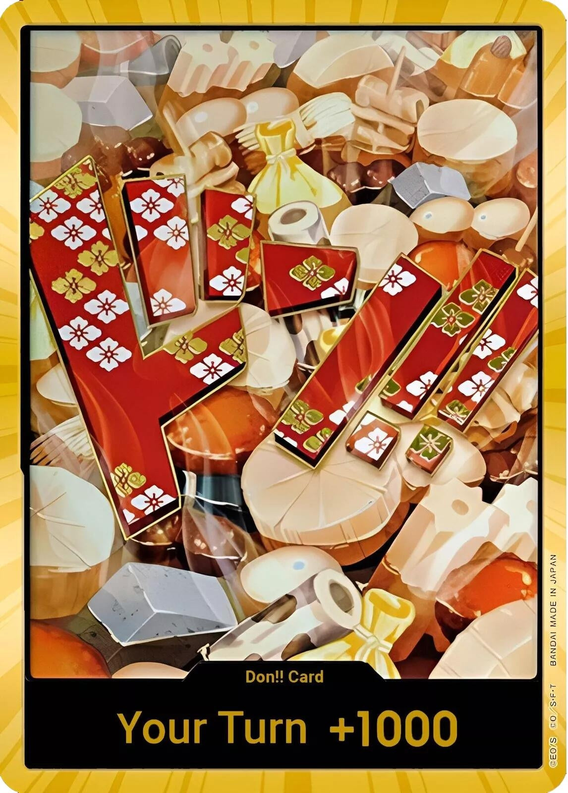 Image for DON!! Card (Oden) (Gold) - One Piece Card Game