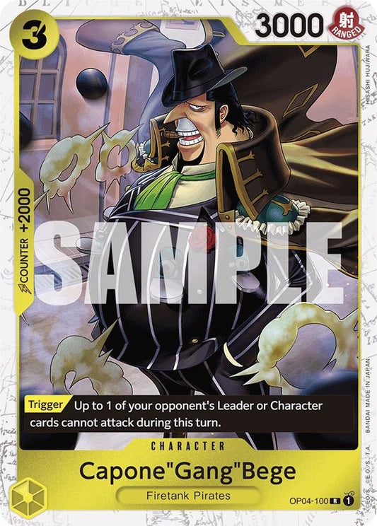 Image for Capone"Gang"Bege (OP04-100) (Jolly Roger Foil) - One Piece Card Game