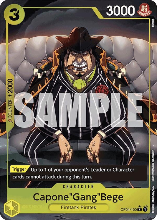 Image for Capone"Gang"Bege (OP04-100) (Alternate Art) - One Piece Card Game