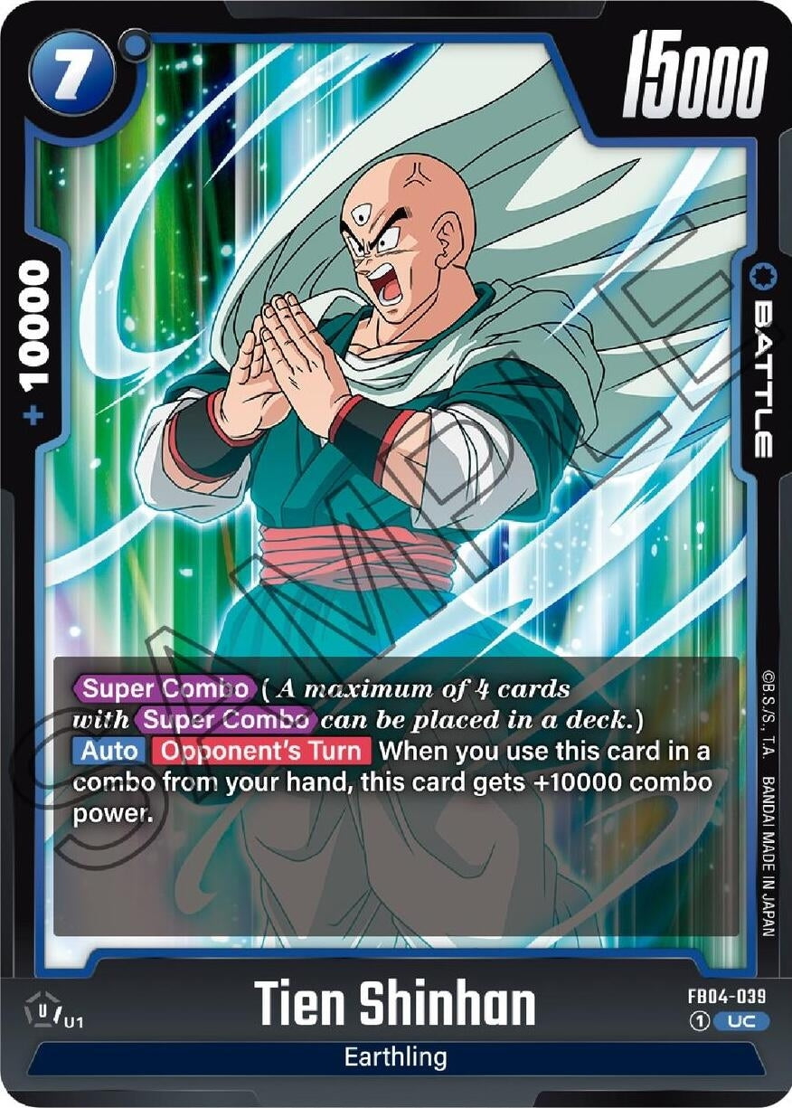Image for Tien Shinhan - FB04-039 - Dragon Ball Super: Fusion World