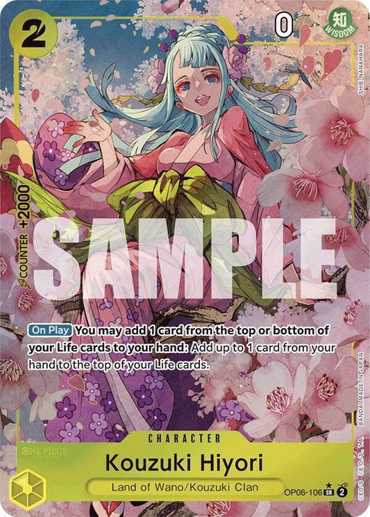 Image for Kouzuki Hiyori (Alternate Art) - One Piece Card Game