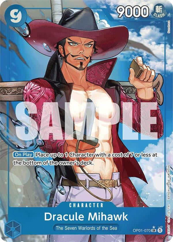 Image for Dracule Mihawk (OP01-070) (Alternate Art) - One Piece Card Game